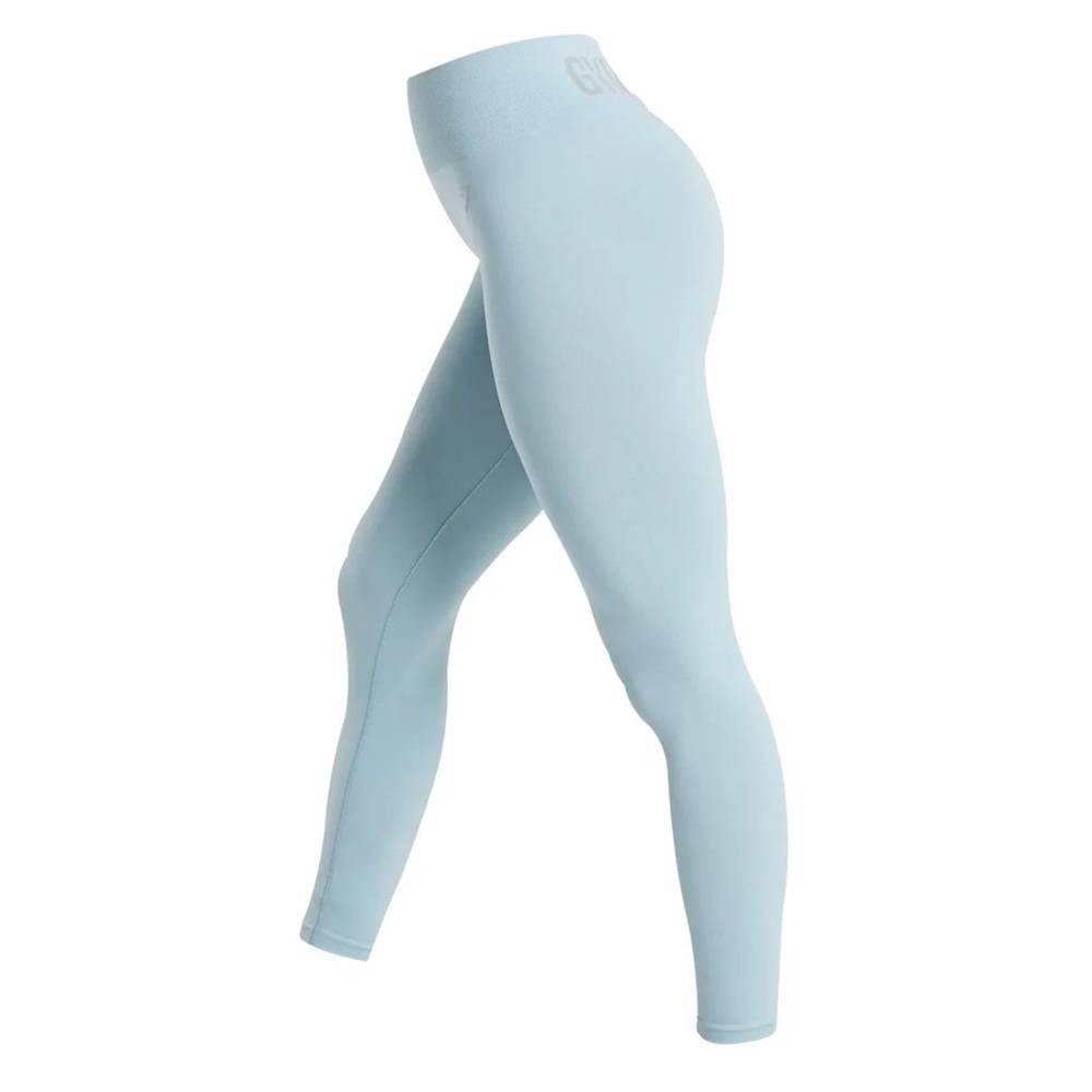GYMSHARK
Mid Rise Womens Long Training Tights - Blue size X-Large